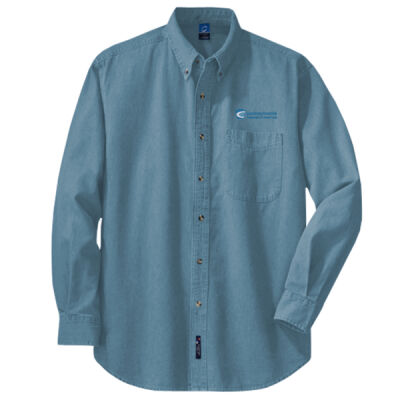 Port & Company Long Sleeve Value Denim Shirt Thumbnail