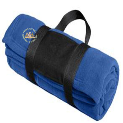 Port Authority - Fleece Blanket with Carrying Strap. Thumbnail