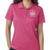 UltraClub Ladies' Cool & Dry Mesh Piqué Polo Thumbnail